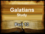 Galatians – Part 13